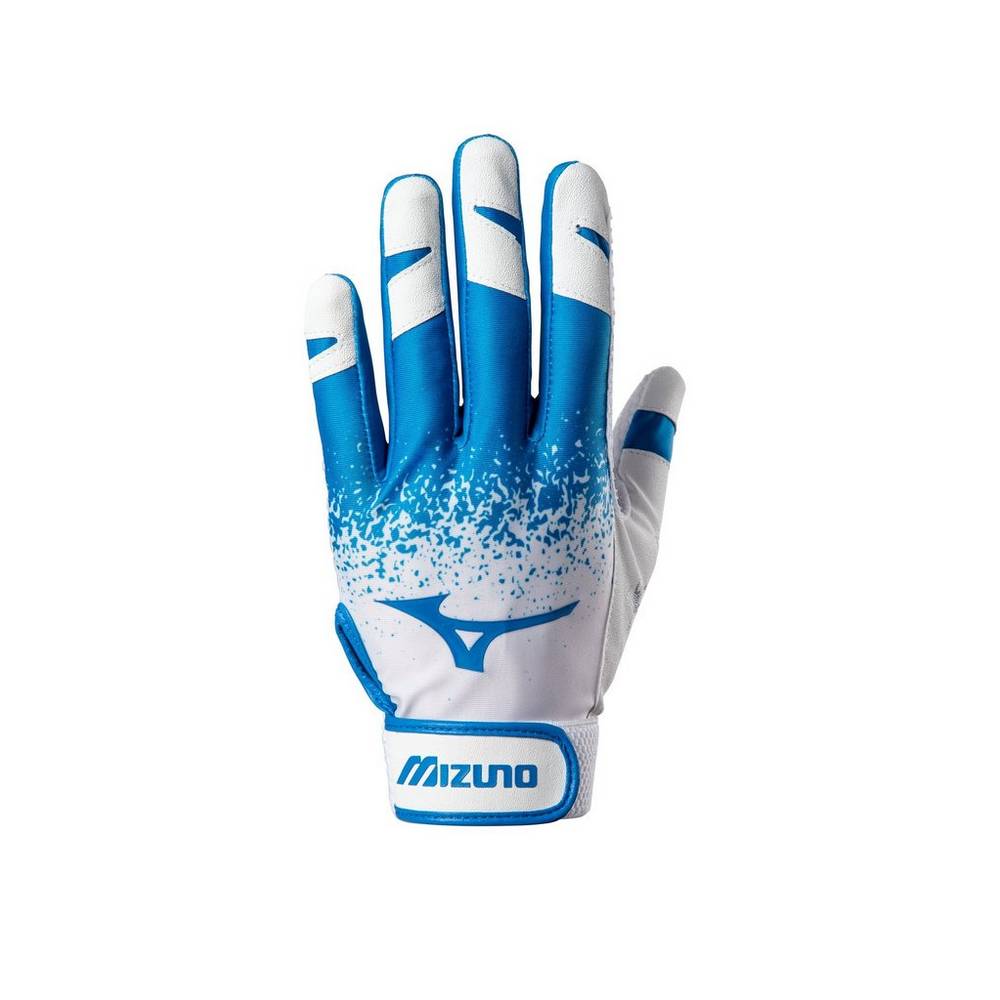 Mizuno Women's Finch Softball Batting Gloves Royal (330420-IVC)